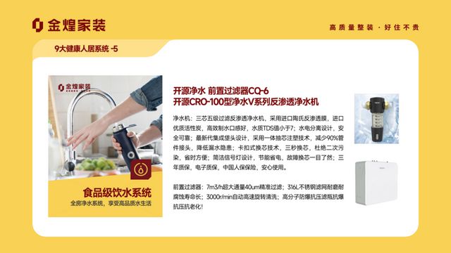 康人居系统赋能高品质住宅新时代九游会j9登陆金煌家装九大健(图2)